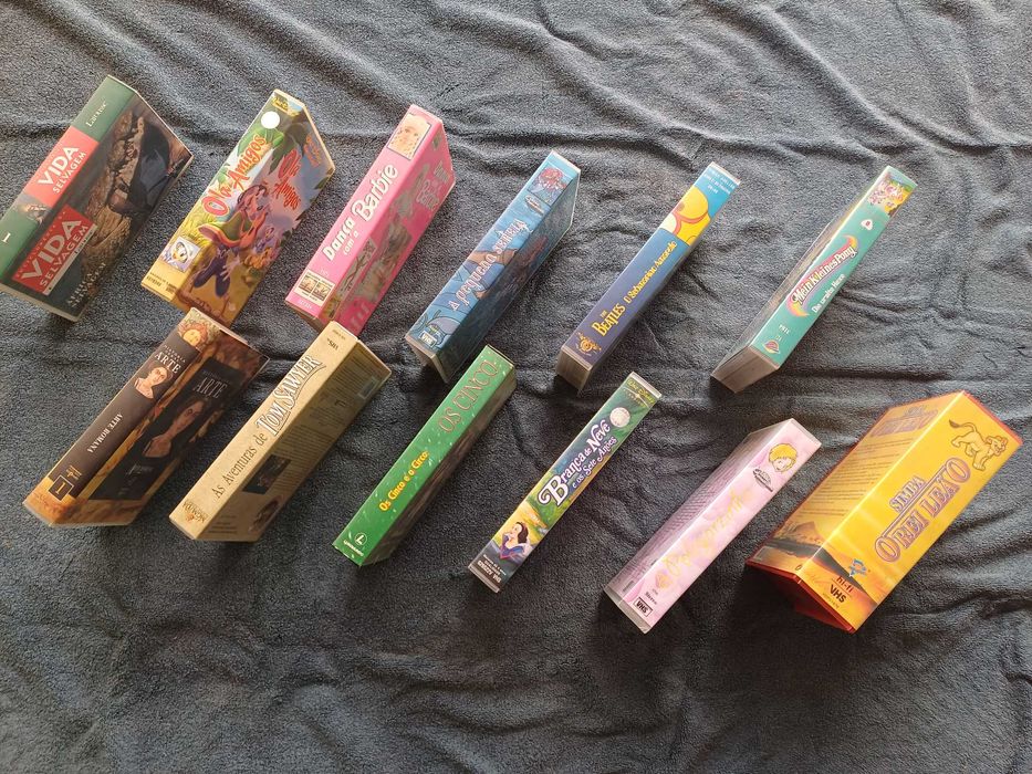 Cassetes VHS temas infantis