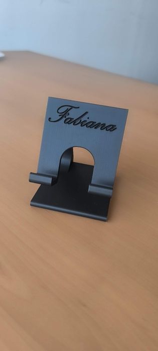 Suporte para Telemóvel Personalizado com Nome | Impressão 3D em PLA