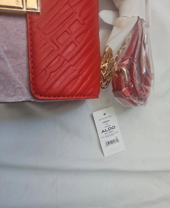 Mala ALDO Estruturada – Vermelho Vibrante