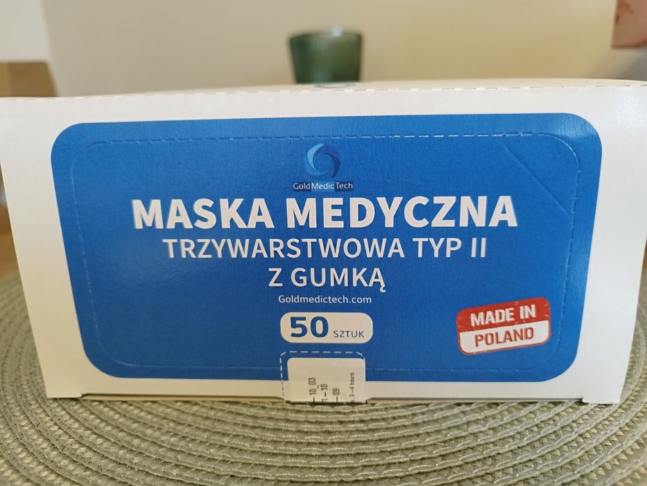 Maseczki chirurgiczne 10 opakowań