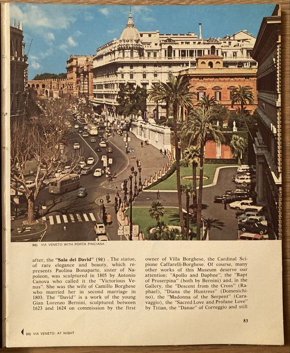 Винтажный фотоальбом ROME (1970-е) - Рим, Италия