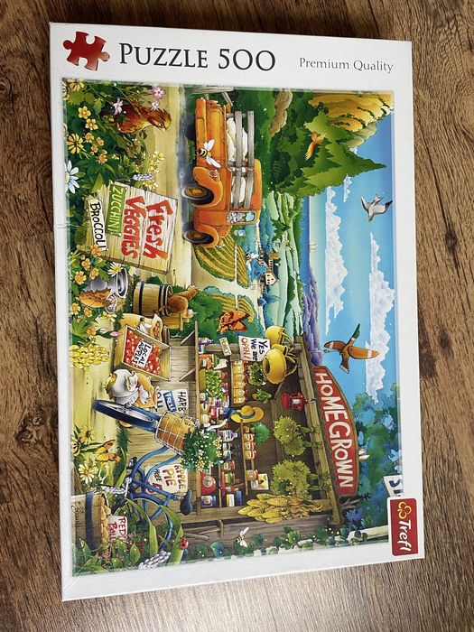 Puzzle 500 elementów stan idealny kompletne