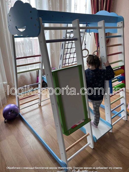 Игровая площадка, Детский спортивный комплекс, Качели, Горка,