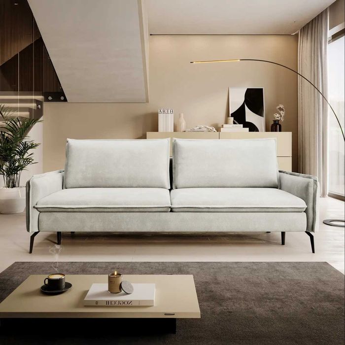 Sofa Glossy – Funkcja Spania i Pojemnik Na Pościel