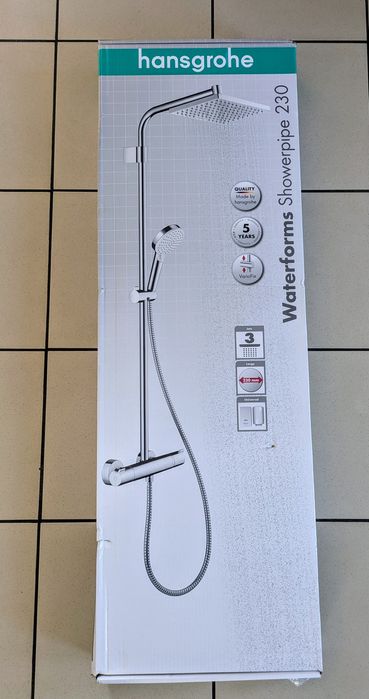 Deszczownica bateria prysznic Hansgrohe