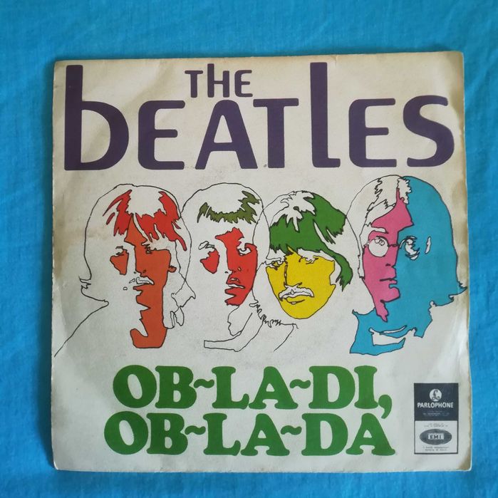 Disco vinyl single 45 rpm BEATLES