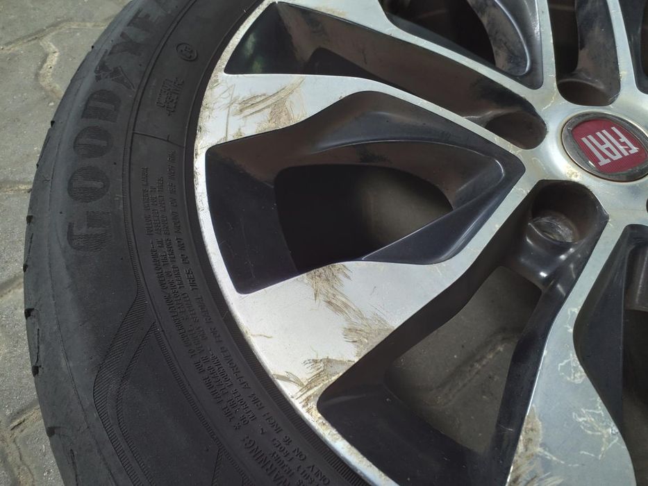 Jantes Fiat R16 Com Pneus 205/55 Furação 5X98