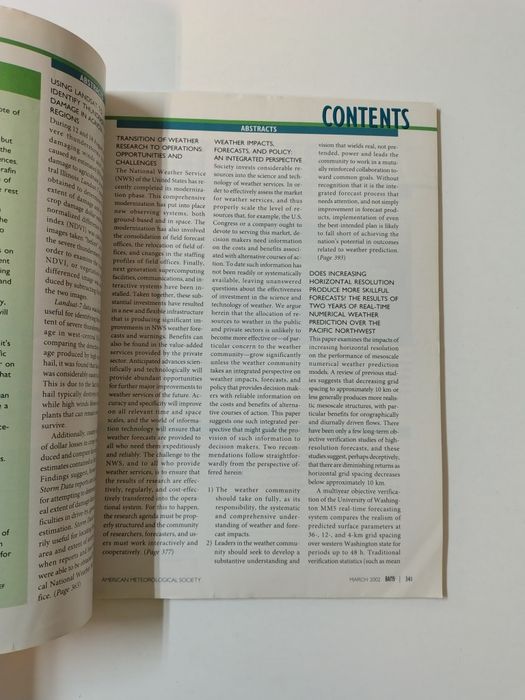 BAMS - Bulletin of The American meteorological society

Volume 83 Numb