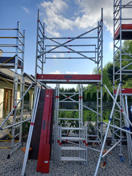 Rusztowania  Aluminiowe  3m, 5m, 7m, 9m.  Łódź  WYNAJEM  WYPOŻYCZALNIA