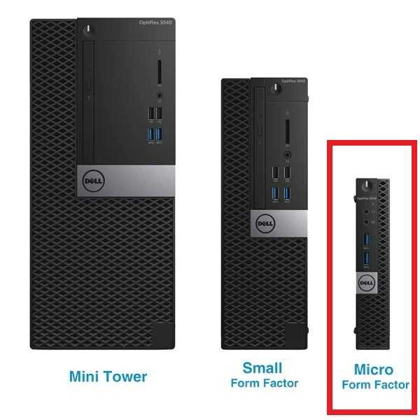 PC Dell Optiplex 3050 Micro i5 7500T 8GB DDR4 256GB SSD[2.5"] WIFI
