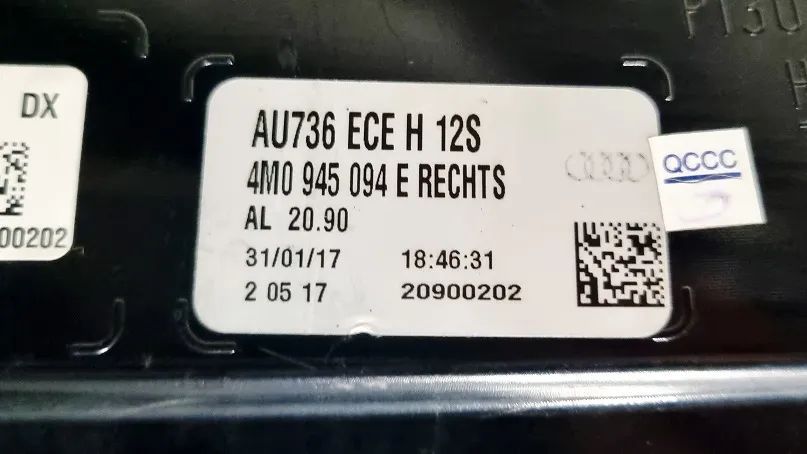 Lampa tył prawa Audi Q7 4m0 europa