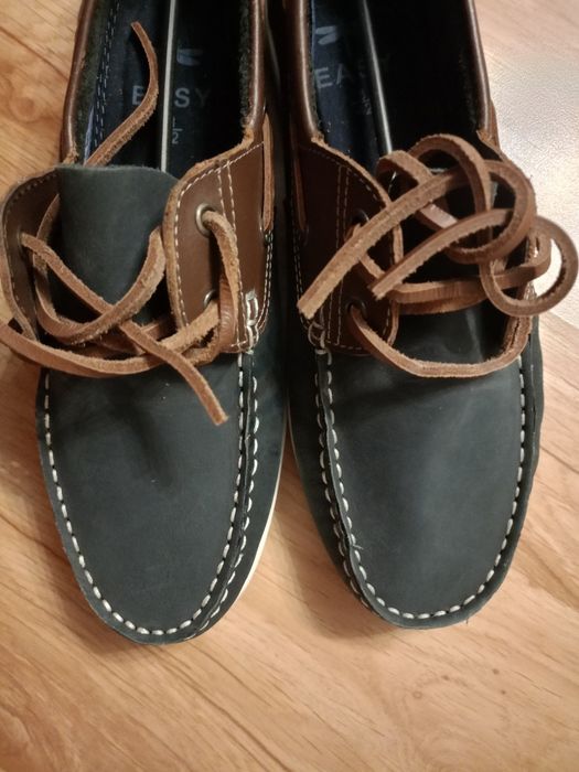 Easy 8/42 nowe mokasyny męskie skórzane