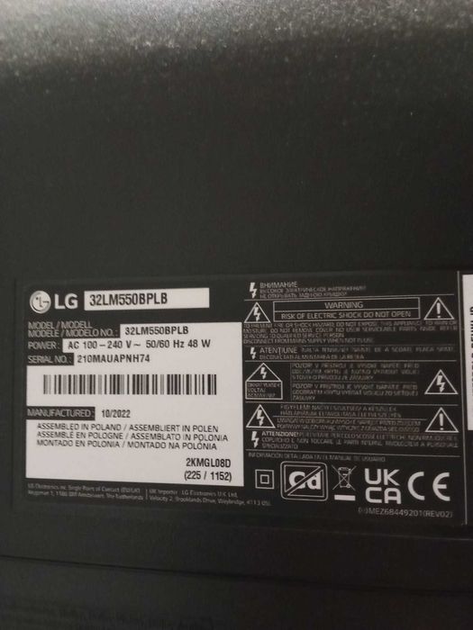 TV nova LG 32LM550BPLB