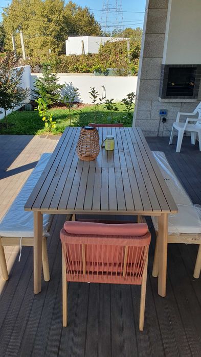 Mesa Jantar Kaela Sklum, Acácia – NOVA (3 meses)