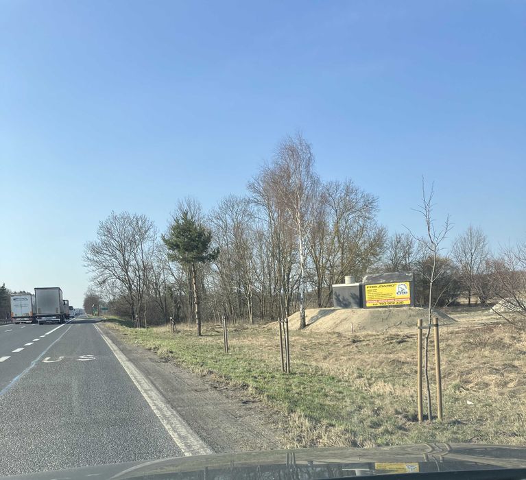 Wynajmę działkę 5829 m2 Gierłatowo przy DK92 Poznań-Warszawa duży ruch