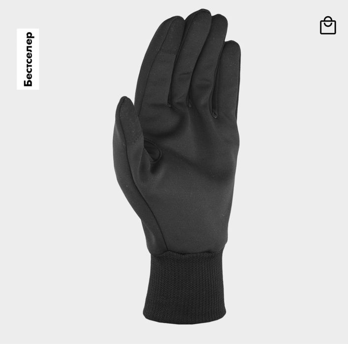 Перчатки softshell Touch Screen uniseks черные