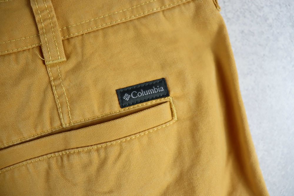 Columbia męskie spodnie premium chino chinosy slim fit logowane W38 L32 XXL