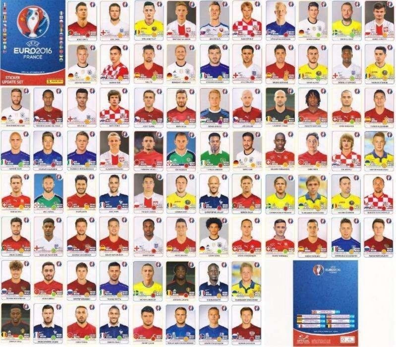 PANINI - Qatar 2022 / Euro 2016 + extras / Rússia 2018 / EURO 2008