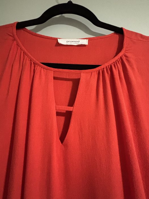 Vestido laranja L Promod