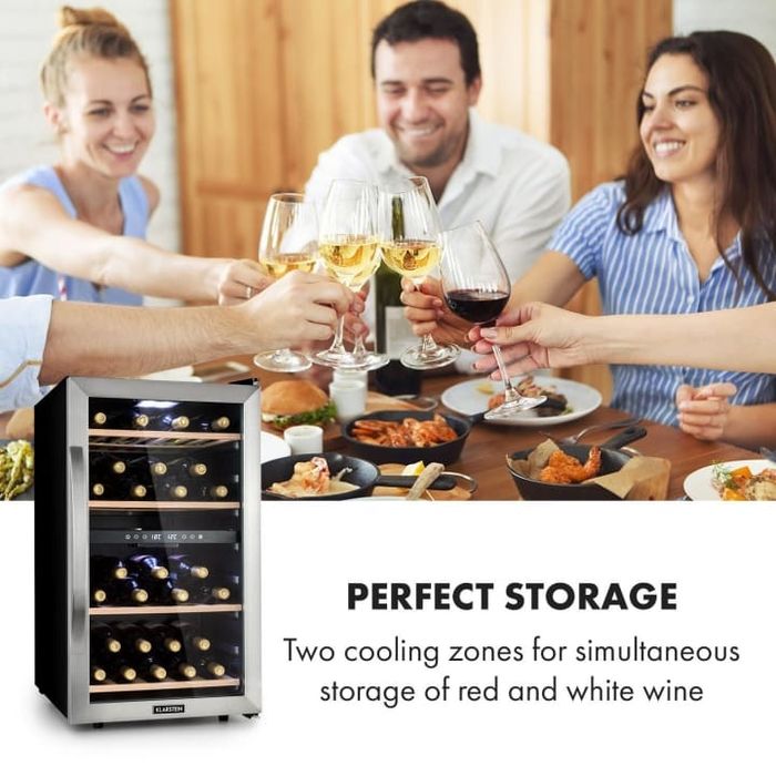 Lodówka Winiarka Chłodziarka Na Wino Klarstein Vinamour na 45 but.