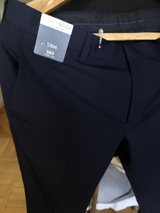 Джинсы брюки Marks&Spencer trousers United Kingdom w32 dark navy.
