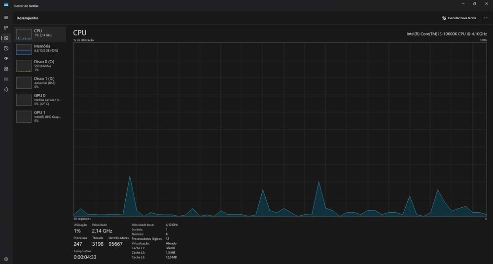 Torre Gaming – RTX 2060 | i5-10600K | 1TB NVMe |  RAM DDR4 16G