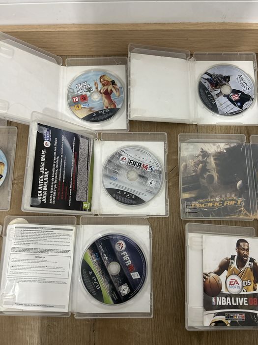 Conjunto de 11 Jogos da PS3