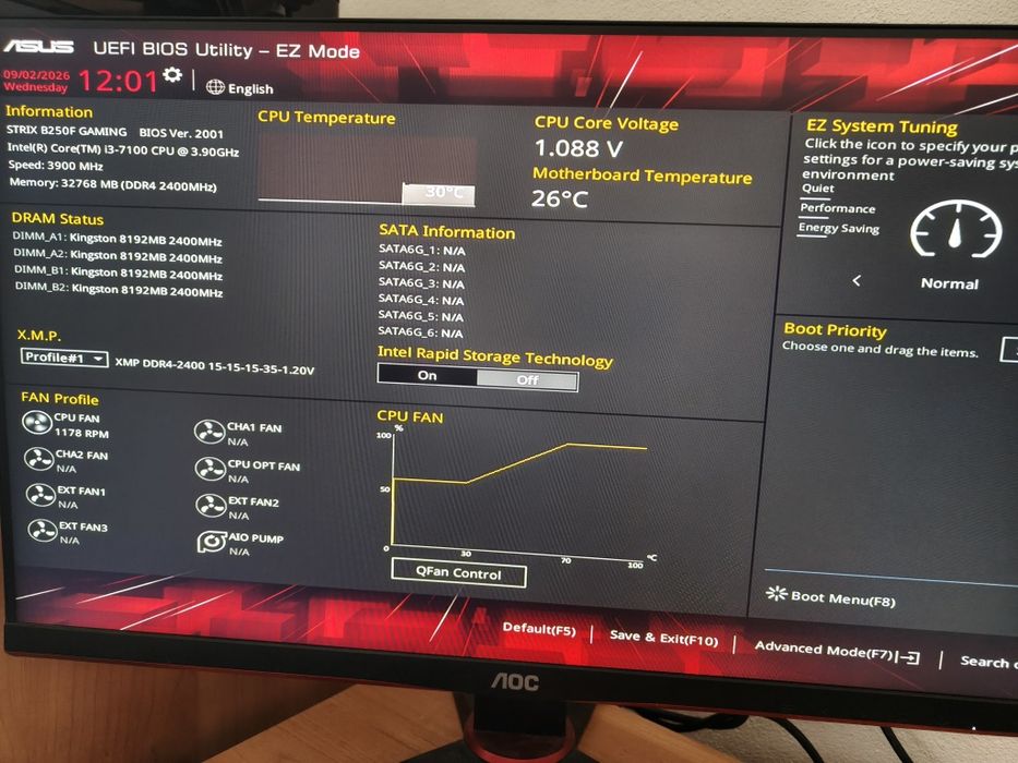 ASUZ ROG STRIX B250F Gaming
