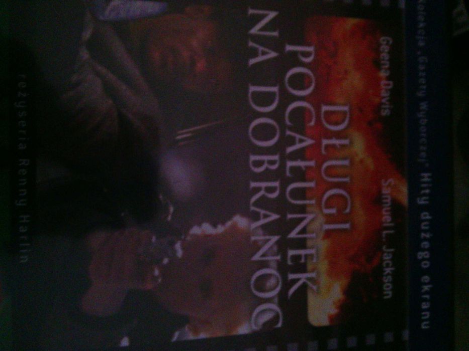 "Długi pocałunek na dobranoc" film dvd