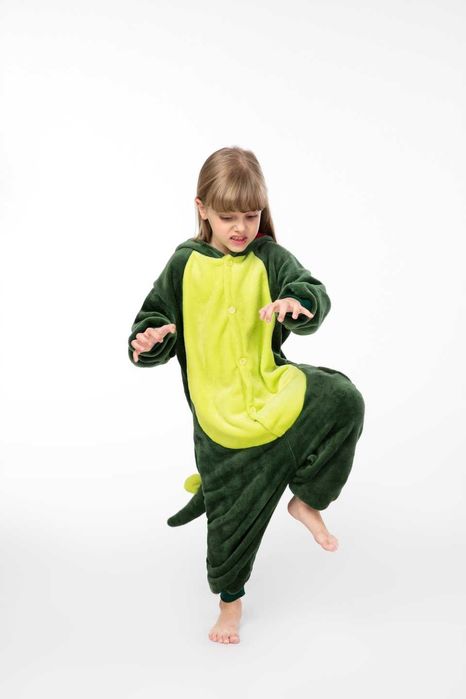 Strój piżama Dinozaur Smok kigurumi przebranie na bal r. 116/122