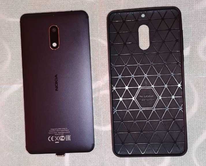 Б/У Смартфон Nokia 6 Dual Sim Matte Black