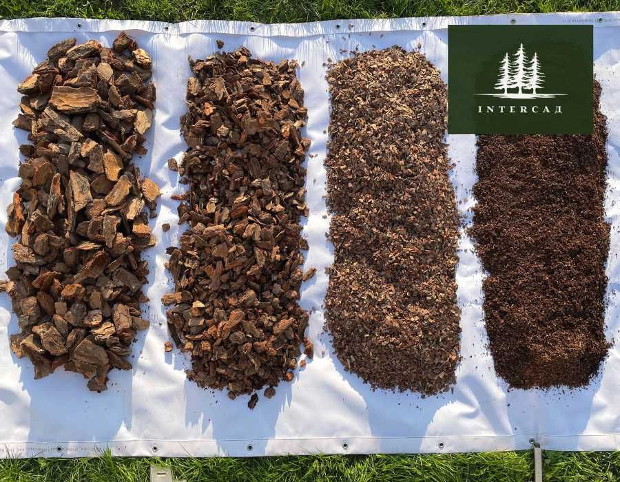 Кора, Мульча, Щепа декоративная, Щепа крашеная, ТОРФ