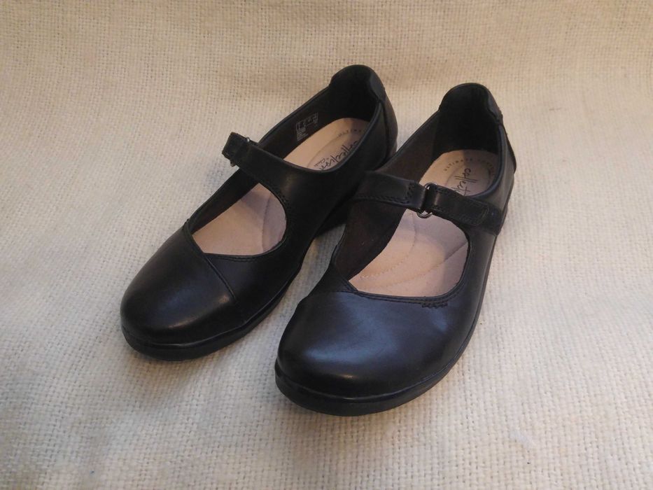 czółenka, półbuty damskie skórzane Clarks