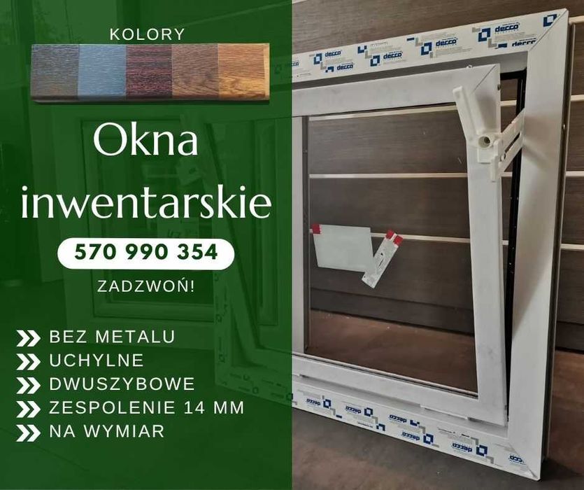 Okna inwentarskie do obory, chlewni, kurnika, stajni – okna gospodarcze PCV