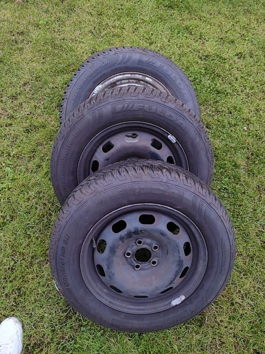 Koła zimowe 5x100 r15 Octavia Golf 4 Leon Bora 195/65 R15 Fulda 8mm