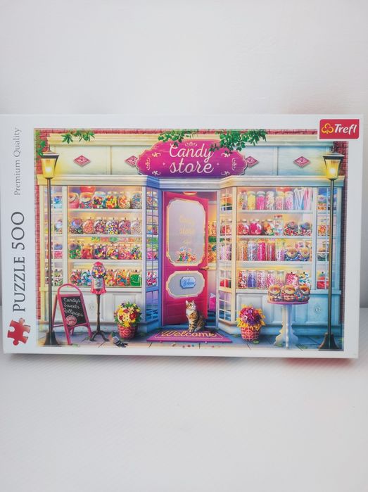 Puzzle 500 Trefl Sklepik ze słodyczami