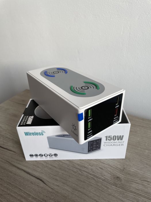 Швидка зарядна станція, пристрій для iPhone, MacBook, Ноутбуків