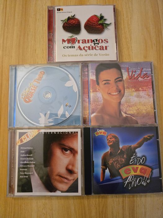 5 CDs bandas sonoras novelas e brasileira