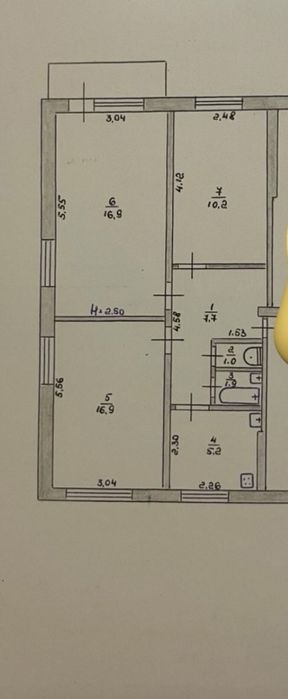 Продаж гарної 3-кімн квартири з АВТОНОМНИМ ОПАЛЕННЯМ