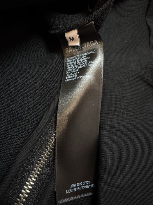 Зіп худі Balenciaga Unity Stripes M L ERD Vetements