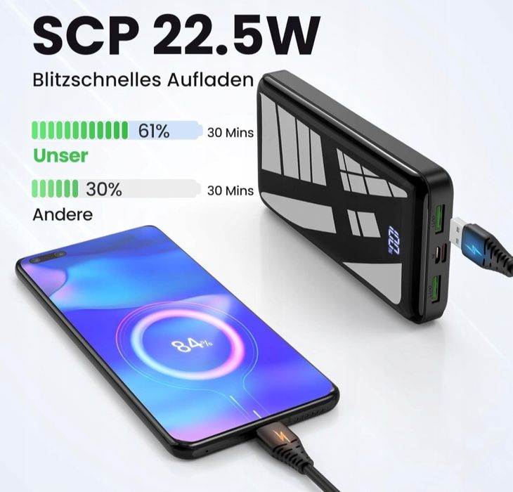 Powerbank Bexteoo 27000 mAh czarny