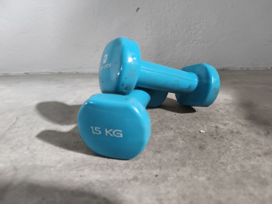 Conjunto de 2 Halteres Domyos (2 x 1,5 KG)