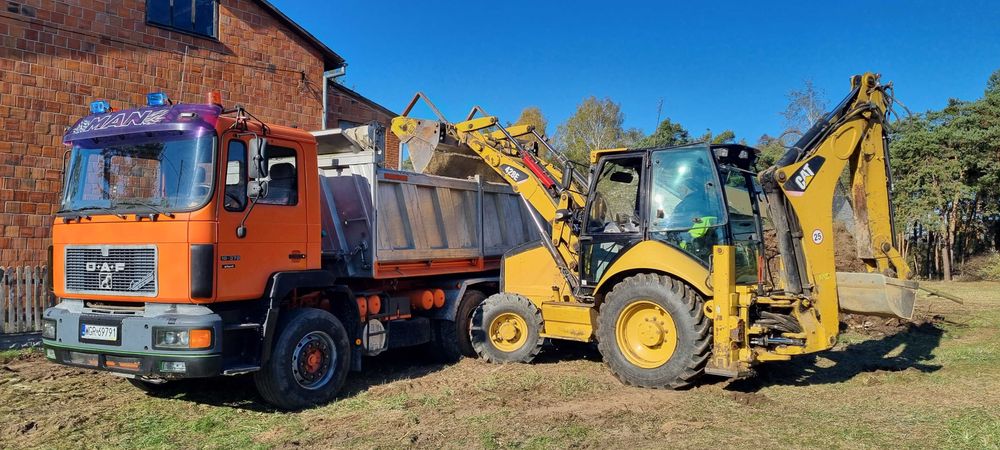 Uslugi wywrotką i koparko-ładowarką