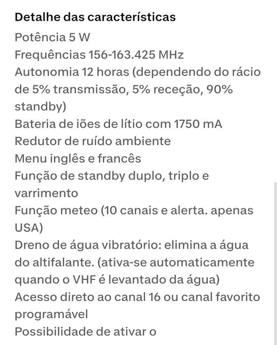 Plastimo rádio marítimo VHF SX-400+ NOVO