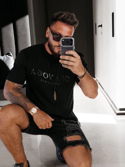 O’la Voga / t-shirt BOHO / black / rozm XL