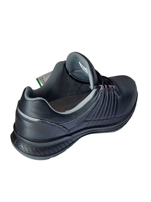 Кроссовки Grisport 42811A50 черные кожаные пр-во Италия р-ры 40-45
