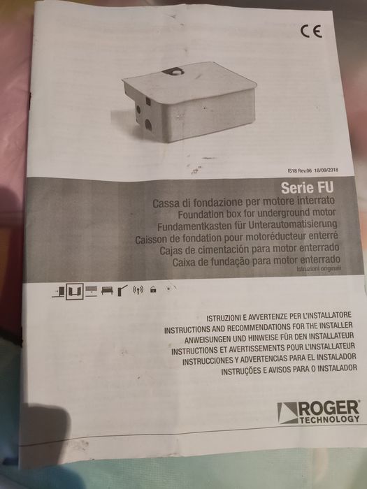 Motor de portão automático novo