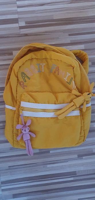Plecak zara króliczki żółty