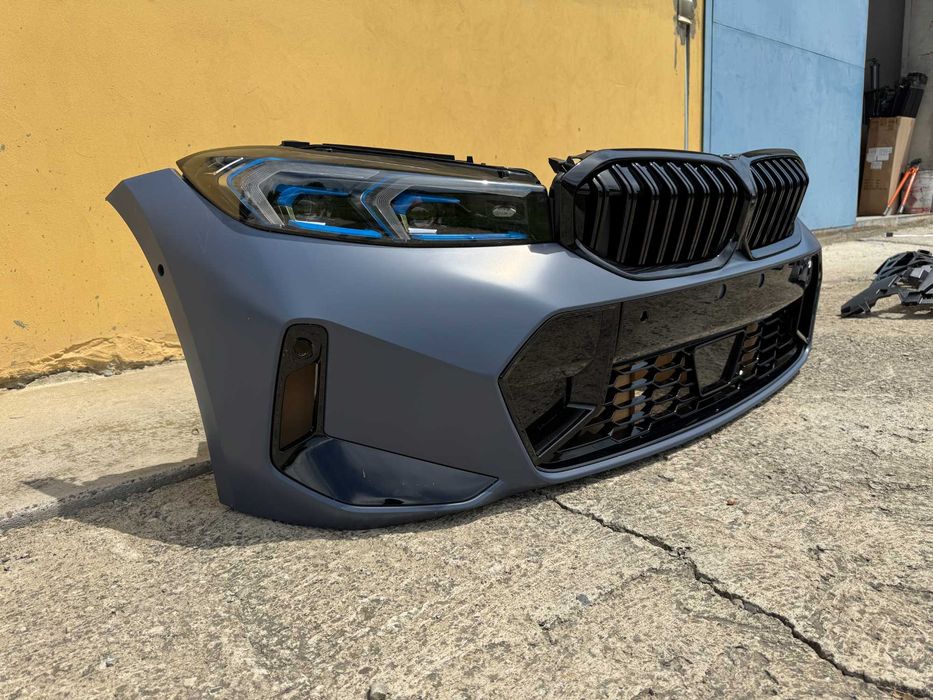 Морда Комплект рестайлінгу передньої частини BMW 3 G20 m340 m paket Бампер комплектний Фара ОБВІС