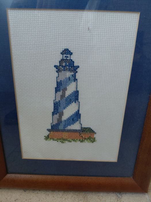 Quadro antigo com imagem do farol